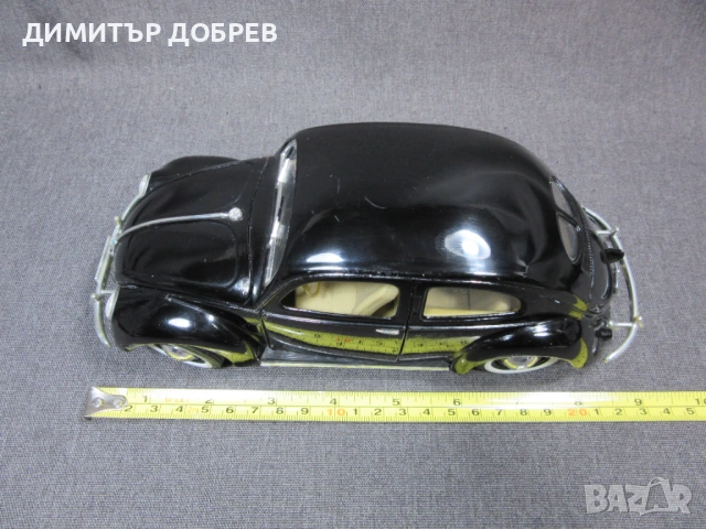 1/18 МЕТАЛНА КОЛИЧКА МАЩАБЕН МОДЕЛ VOLKSWAGEN EXPORT SEDAN 1951 MAISTO, снимка 7 - Колекции - 54422400