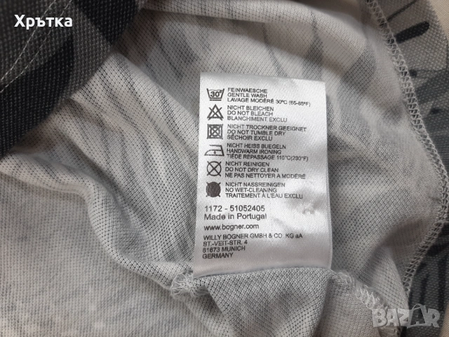 Bogner Floral Polo  - Oригинална мъжка тениска с яка р-р 52 / L, снимка 11 - Тениски - 54167834