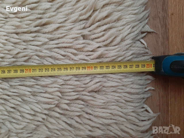 Китеник от чиста вълна – за спалня (230 х 180 см), снимка 2 - Покривки за легло - 54098059