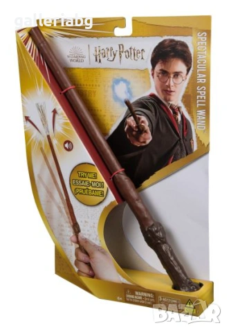 Интерактивна магическа пръчка Harry Potter със звуци и светлинен ефект, 28 см, снимка 6 - Други - 54949271