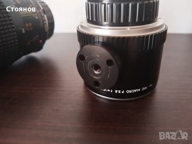 Обектив MINOLTA MC MACRO ROKKOR 1:3.5 f=100mm на MD Japan , снимка 4 - Обективи и филтри - 55605868