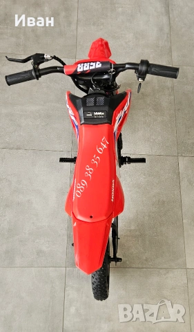 ТОП ЦЕНА!НОВО!Акумулаторен мото Honda CRF450 с 24V Батерия,250W мотор,надуваеми гуми, снимка 6 - Детски велосипеди, триколки и коли - 55055943