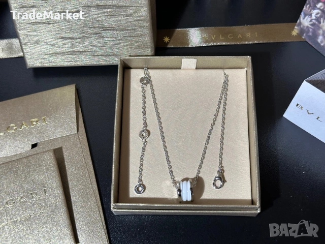 Ново Дамско Колие Bvlgari B.zero1 Save The Children пълен комплект , снимка 2 - Колиета, медальони, синджири - 54381821