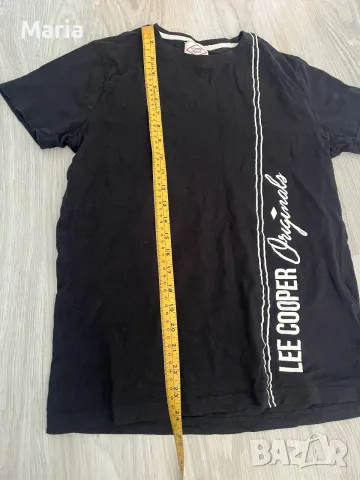 Lee Cooper Originals мъжка тениска M черна оригинална, снимка 2 - Тениски - 55525652