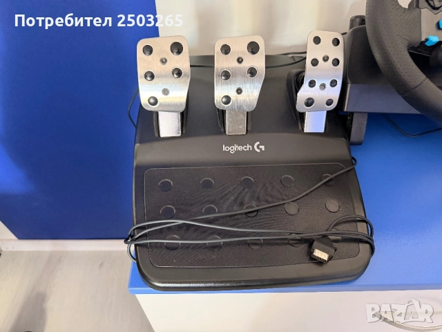 Logitech G29 волан, снимка 3 - Клавиатури и мишки - 54150397