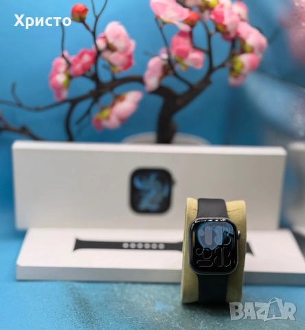 ГАРАНЦИОНЕН!!! Apple Watch 11 GPS, Корпус Space Grey Aluminium 42mm  , снимка 5 - Смарт часовници - 54939875