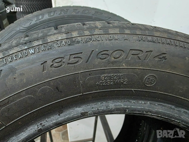 2бр летни гуми 185/60/14 DUNLOP L06005 , снимка 4 - Гуми и джанти - 54968090