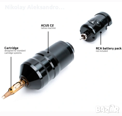 Машинка за татуировки ACUS C2, снимка 4 - Друга електроника - 54066057