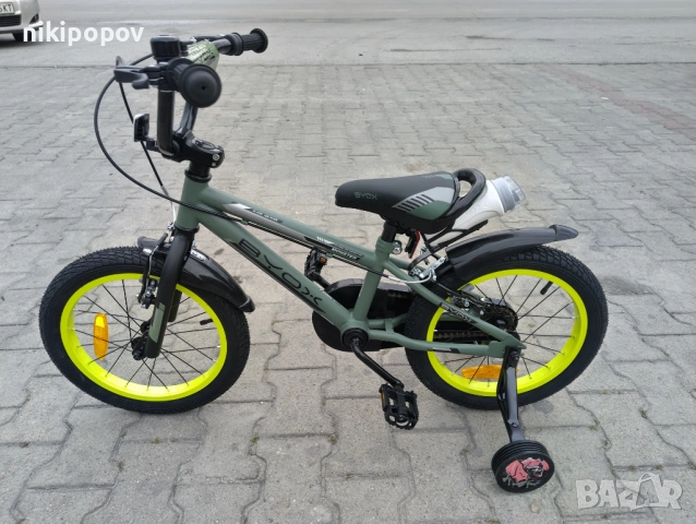 X Детски велосипед 16" MONSTER зелен, снимка 8 - Велосипеди - 54395120