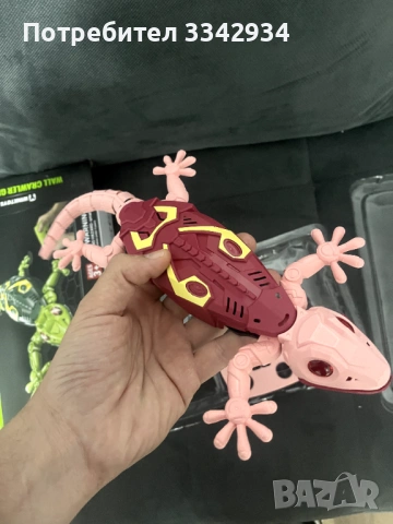 Играчка Робот Гущер Катерещ Се По Стени, Играчка Робо Гекон катерещ се по стени с дистанционно управ, снимка 2 - Други - 54176341