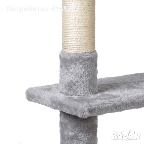 Драскалка дърво за котки XXL 203 см – 11 нива, къщички, легла, хамак и катерушка, снимка 4 - За котки - 54714958