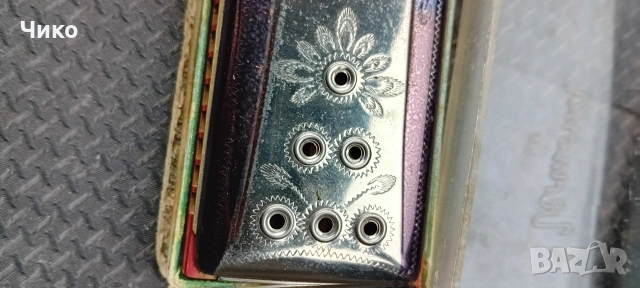 Голяма Немска хармоника Велтмайстер, снимка 5 - Антикварни и старинни предмети - 54366141