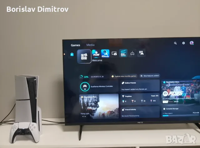 Playstation 5 Slim Disc Version ps5, снимка 5 - PlayStation конзоли - 55388387