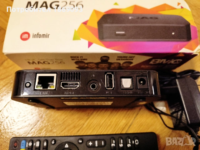 IPTV приемник Infomir MAG 256 set top box MAG256, снимка 3 - Приемници и антени - 54895120