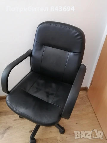 Кожен офис стол, снимка 4 - Столове за офис - 55257832