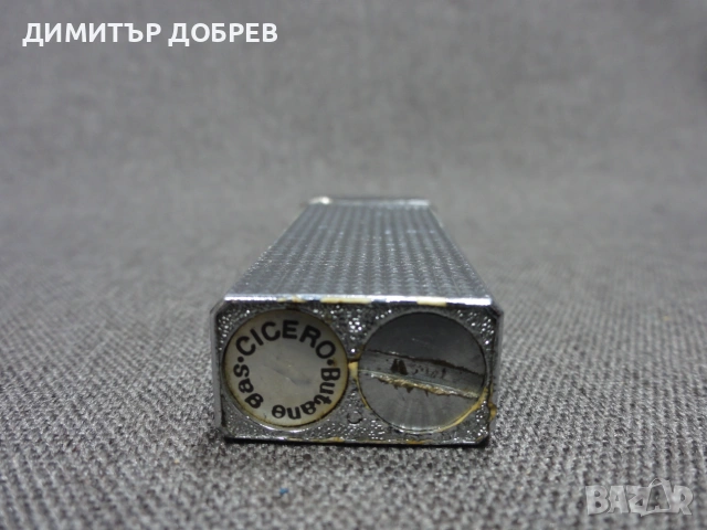 СТАРА РЕТРО ГАЗОВА ЗАПАЛКА CICERO BUTANE GAS, снимка 7 - Антикварни и старинни предмети - 55273425
