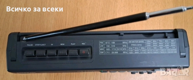 Sangean ATS-818ACS късовълново многообхватно радио с касета, снимка 8 - Радиокасетофони, транзистори - 54401169