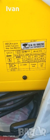 електрожен deca 417 sil, снимка 4 - Други инструменти - 54725321