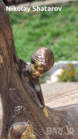 Бронзова скулптура , снимка 5 - Статуетки - 54014366