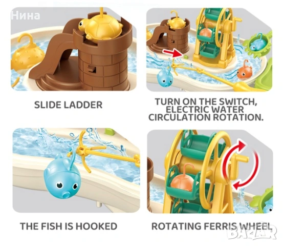 Настолна игра - ваничка за риболов Fishing , снимка 12 - Образователни игри - 54690962