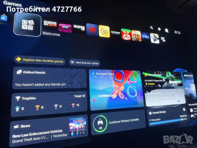 Playstation 5 digital без джойстик 