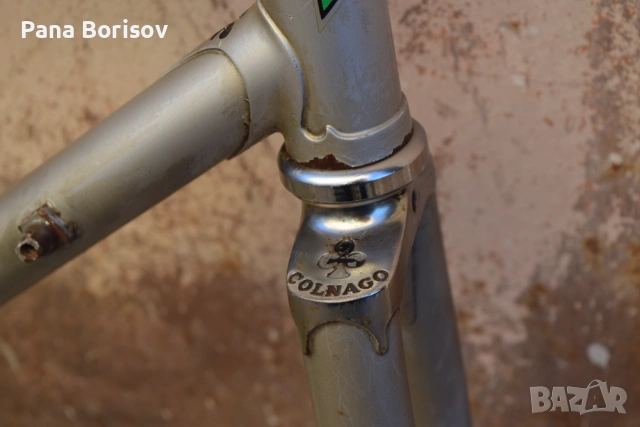 Ретро Шосейна Рамка Colnago Super, Columbus SL, 70те години, снимка 4 - Части за велосипеди - 55264670