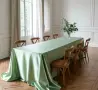 Големи сатенени покривки 5м, 6м за сватба sage green и поводи, снимка 4