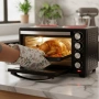 Готварска печка Voltz с фурна и 2 котлона 3200W, компактна електрическа печка за кухня, снимка 4