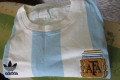 винтидж фланелка Световно първенство Марадона 1986 Mexico Аржентина Англия Argentina England Umbro , снимка 1