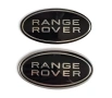 Комплект черни RANGE ROVER емблеми за предна решетка и багажник, снимка 1