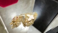 Van Cleef & Arpels VCA Gold Mother of Pearl Sweet Butterfly Дамска Гривна, снимка 4