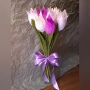Цветя и букети от креп хартия и бонбони, снимка 14