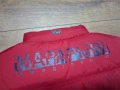 Napapijri Reversible Down Vest Размер 6-годишни Височина 120см Детски Пухен Елек Двулицев, снимка 4