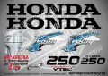 HONDA 2002-2007 извънбордов двигател стикери надписи 175 200 225 250 300 hp, снимка 5