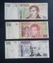 Аржентина. 10,20 и 50 песо.2008 г. Цената е за трите., снимка 1