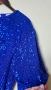 Синя блуза с пайети Floyd, снимка 3