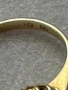 Старинен златен пръстен с естествени камъни , снимка 8