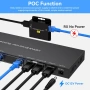 VEDINDUST HDMI удължител, сплитер, 1 вход/6 изхода през Cat6/7 HDMI през Ethernet до 50M, снимка 5