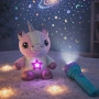 Плюшена играчка с нощна лампа 2в1 + детски фенер-проектор със светлинни картинки – комплект за уют и, снимка 4