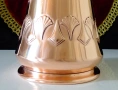 Медна кана с капак WMF бягащ щраус Art Nouveau,Jugendstil , снимка 3