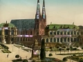 Декоративно пано „Andenken an Dresden“ с изпъкнало стъкло и дървена рамка, снимка 5