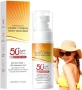 Нов Водоустойчив тониран слънцезащитен крем SPF 50 UVA UVB без омазняване, снимка 1
