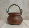 Старинно медно бакърче /менче, снимка 1