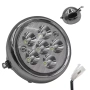 Кръгъл LED фар 5 инча за електрически скутер Citycoco, Harley, мотоциклет и ATV 12V-80V 50000ч 10423, снимка 6
