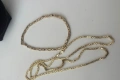 Комплект златен синджир и гривна Кралска плетка 14карата, снимка 16