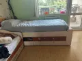 Единично легло с матрак , снимка 1