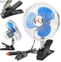 Мощен вентилатор за кола/камион с щипка - 6 инча 12V/24V, снимка 4