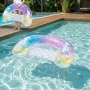 Надуваем матрак русалка 115x70 см с поставки за чаши – стилен и удобен за басейн и летен релакс, снимка 7