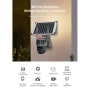 IP Соларна Камера HY-ZS33-WIFI 8MP 1080P с 3 обектива ( APP: V380 PRO ) HD 360 градуса с микрофон и , снимка 3