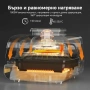 Мултифункционален грил-фритюрник HOMELUX 6в1 с горещ въздух, 1700W, Дигитален сензор, 12 програми, снимка 3